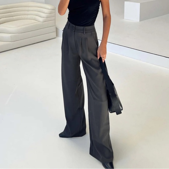 Princess Polly gray archer trousers - Picture 2 of 12